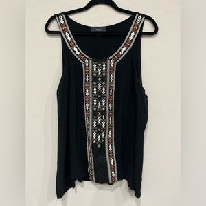 Naïf Sleeveless Embroidered Tunic, Size 1X